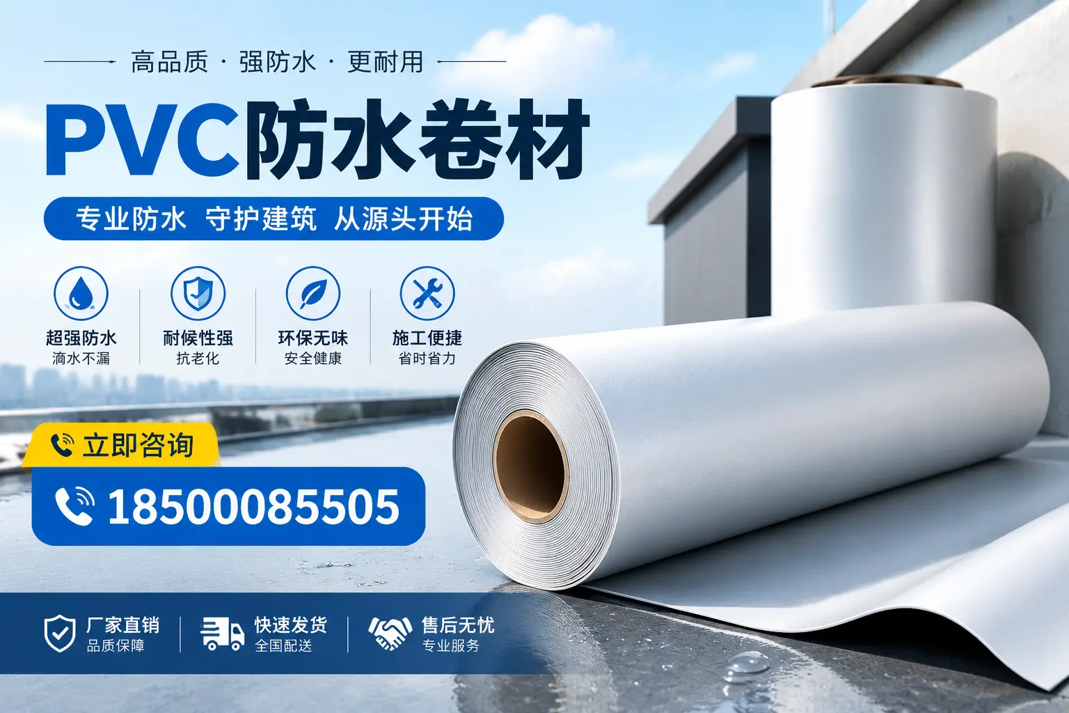 如何评估PVC防水卷材的性价比？和田消费者必看